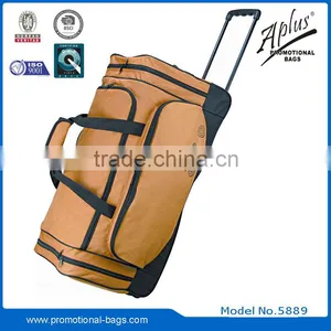 Travel Travelling Duffel Luggage Storage Trolley Bag With Wheels thumbnail-5