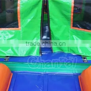 Palm Tree Inflatable Bouncy Castle With Water Slide Supplier's Choice thumbnail-3