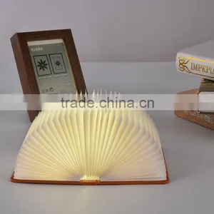 New Innovative USB Rechargeable Kraft Paper Book Shape Night Light Souvenir Gift Book Light thumbnail-2