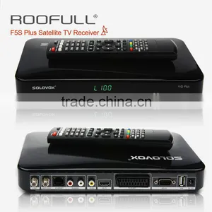F5S Plus Satellite Receiver With Dual Core 600MHz Processor DVB-S2 LED Display Support WEB TV thumbnail-1