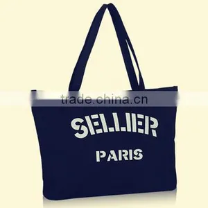 Canvas Shopping Bag Portable Canvas Shoulder Bag Female Fashion Handbags Schoolbags thumbnail-1