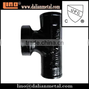 ASTM A888 Cast Iron Pipe Fitting Of Tapped San Tee thumbnail-1