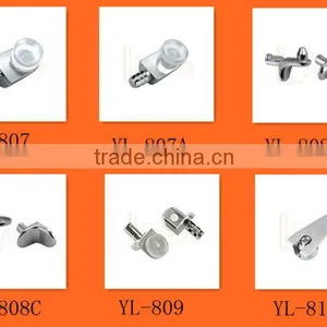 Hidden Shelf Brackets Glass Shelf Hardware Glass Shelf Support thumbnail-2