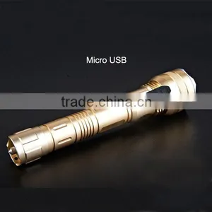 Aluminium Police Led Flashlight With USB Charger thumbnail-4