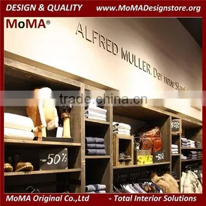 Cube Solid Wood Display Cabinet/Menswear Display Idea/Store Fitting Furniture thumbnail-5
