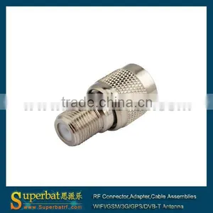 F-TNC Adapter F Jack to TNC Plug Straight 75ohm f Type Adapter thumbnail-1