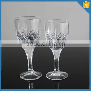Hand Pressed Long Stem Crystal Clear Home Goods Cheap Wine Glasses Wholesale Quality Choice thumbnail-1