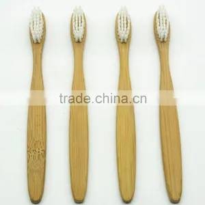 Manufacturers Wholesale 2016 New Bamboo Toothbrush e5 White Nylon Brush Wire Children's Toothbrush thumbnail-1