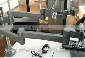 Metal Standard Aluminum Lcd Monitor Stand Desk Mount Triple Monitor Stand thumbnail-3