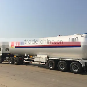 High Performance 58.5m3 Propane Tri-axle Lpg Tank Trailer thumbnail-5