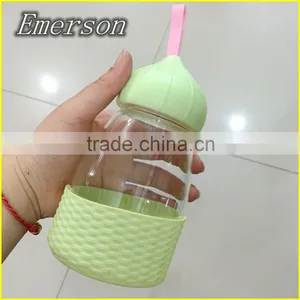 250ML Silicone Cover Sport Water Bottle Water Bottle Joyshaker Outside Seal Juice Bottle Infuser Water Bottle thumbnail-2