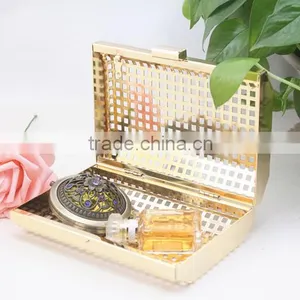 Rectangle Closure Metal Box Frame for Lady Bag, Shiny Gold Metal Clutch Manufacturer thumbnail-3