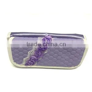 Flower Design School Pencil Case With Zipper thumbnail-4