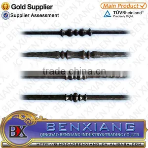 Popular Wrought Iron Forged Pickets Fluted Balusters thumbnail-1
