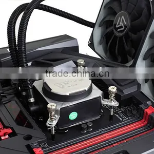 WaterMax240 Cpu Copper Computer Radiator Case Liquid Cooling Block PWM Connector With 12025 Case Fan Silent Fan thumbnail-4