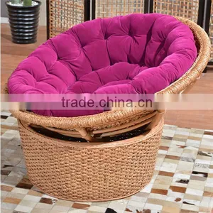 Custom Outdoor Wicker Papasan Chair Cushion thumbnail-3