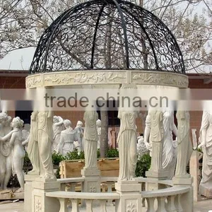 China Competitive Price Natural Stone Angle Wings Pavilion Design for Landscape thumbnail-4