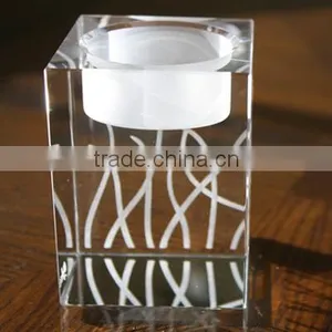 Etched Custom Pattern Candle Holder thumbnail-1