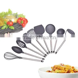 Stainless Steel Handle Nylon Cooking Utensil Sets thumbnail-1