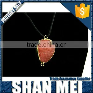 Hot Sale Handmade Natural Agate Carnelian Pendant Necklaces for Women's thumbnail-4