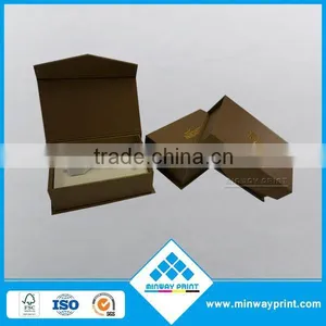 New Design Rigid Cardboard Book Box With White EVA Foam Insert Can be Customized thumbnail-2