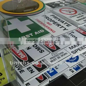 Corrugated Plastic Warning Sign Board thumbnail-1