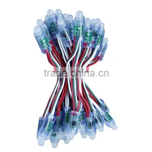 DC5V IP65 Waterproof 12mm IC1908 RGB LED Pixel String Light thumbnail-2