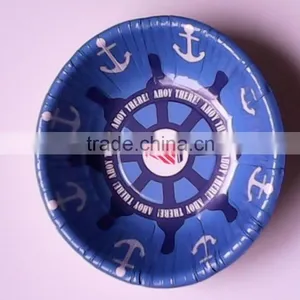 7" Disposable Logo Printing Rice Paper Water Bowlrice Paper Water Bowl thumbnail-2