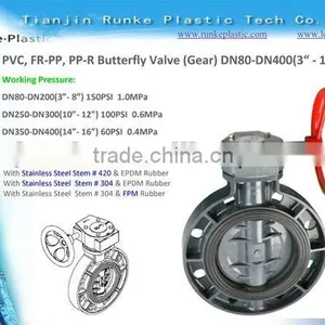 FRPP Butterfly Valve Worm Gear thumbnail-1