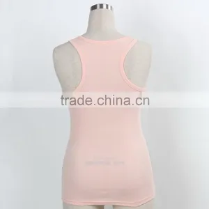 F5S15022 Fashion Design Top Tank Ladies Printed Wholesale Rib Waist China Manufacturer thumbnail-2