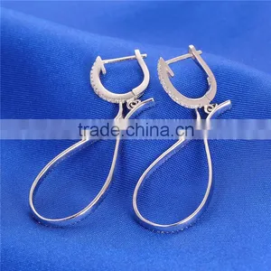 925 Sterling Silver Hoop Fashion Jewelry Set Wholesale E001 thumbnail-4