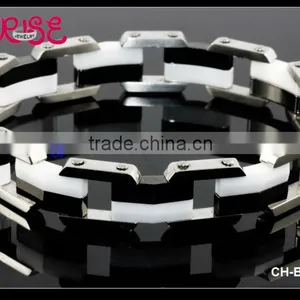 Wholesale Fashion Jewelry Made in China,stainless Steel Bracelet,wide Bracelet for Unisex thumbnail-1