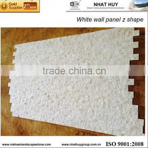 White Quartz Wall Cladding Stone thumbnail-1