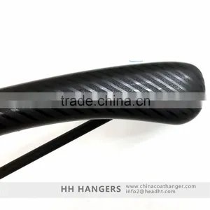 Hot-selling Black Plastic Suit Hanger With Pant Bar thumbnail-5