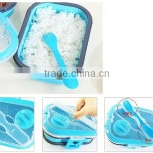 NEW 2016 2 Layer Rectangle Lunch Box Container Eco-friendly Kid Lunchbox thumbnail-3
