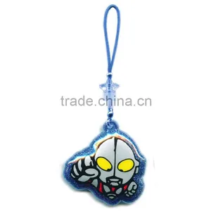Wholesale Customized Cartoon Shaped Flocking PVC Phone Rub thumbnail-5