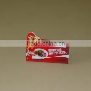 Slant Acrylic Standing Menu Holder or Acrylic Menu Stand thumbnail-3