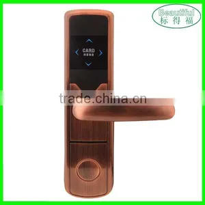 China Factory Electronic Lock Smart Digital Card Hotel Locks thumbnail-1