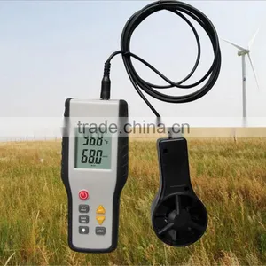 LCD Display Anemometro Thermal Imager Thermo-Anemometer Infrared Thermometer Termometro Wind Speed Estacion Meteorologica thumbnail-2