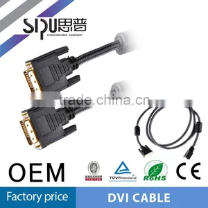 SIPU Copper 1.3v DVI Cable 24+1Pin With Two Ferrite 2m thumbnail-1