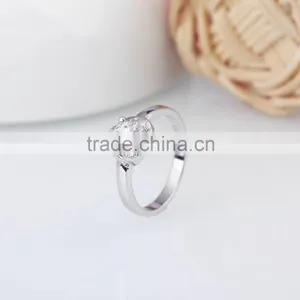 925 Sterling Silver Three Clovers Club Ring With Inlaid Zircon thumbnail-4