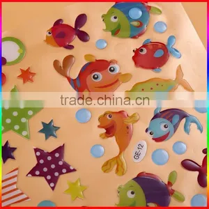 Custom Cartoon Kid Epoxy Sticker , Clear Epoxy Resin Sticker, Dome Stickers thumbnail-2
