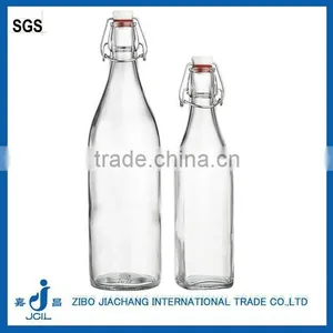 Clear Glass Swing Top Bottle 250ml thumbnail-1