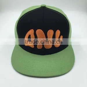 Customized Snapback Baseball Cap With Embroidered Logo thumbnail-2