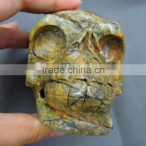 Unique Human Anatomy Skull Fengshui Crystal Products Good for Home Decoration thumbnail-3