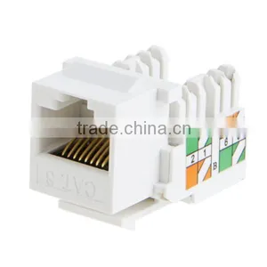 Factory Sales Best Price UTP CAT 5E Unshielded Keystone Jack for Cat 5e/6 Cables thumbnail-3