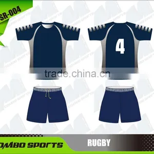 Custom Design Sublimated Rugby Uniform thumbnail-1