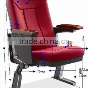 Aluminum Cinema Seating/Aluminum Alloy Cinema Chair/Aluminum Alloy Theater Chair YA-202 thumbnail-3