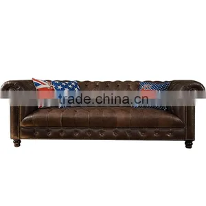 Buy Furniture Living Room Genuine Leather Sofa Set Luxury Online thumbnail-4