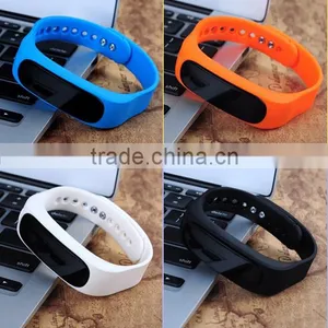 Digital 0.84" Bluetooth OLED Smart Bracelet E02 Fitness Tracker Wristband Smart Bracelet With Heart Rate Monitor thumbnail-6